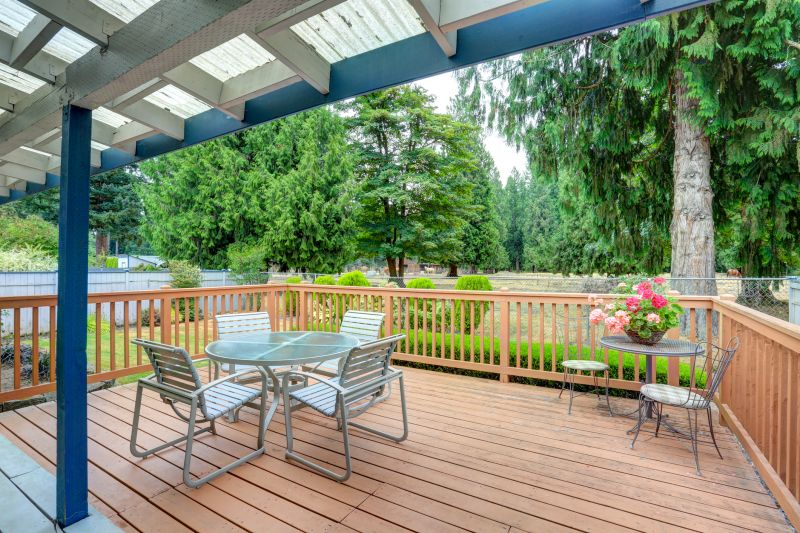 Deck with Outdoor Furniture