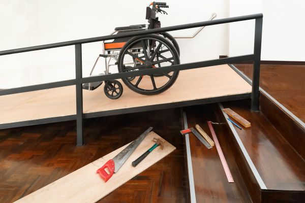 Plywood Ramp Installation